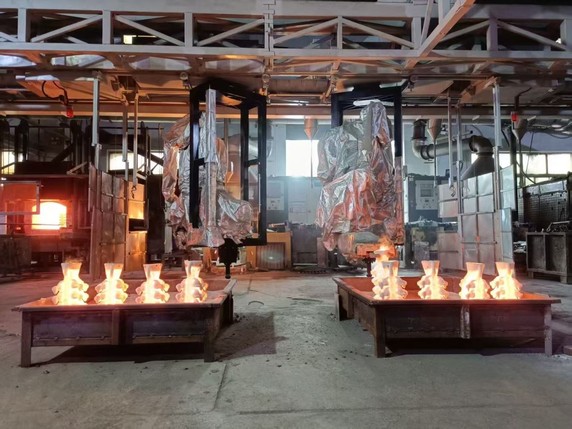 机器人自动浇铸